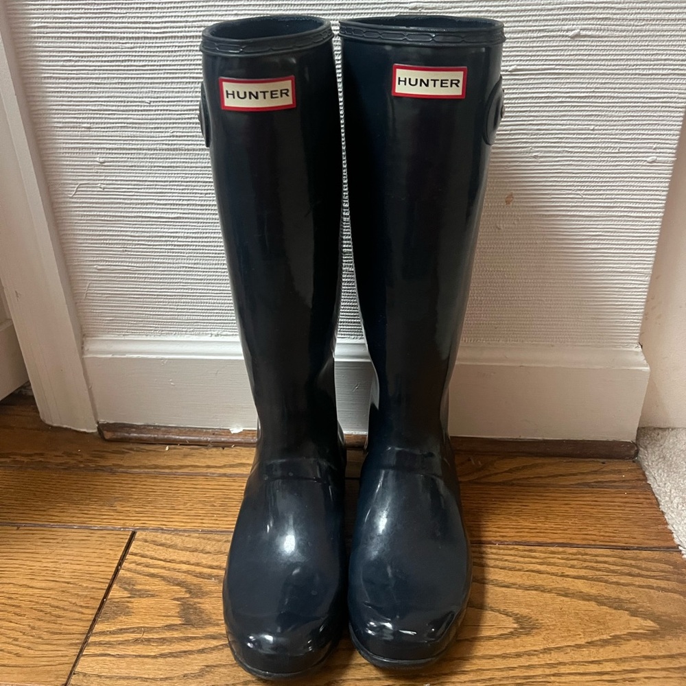 Hunter Classic Black Glossy Boots